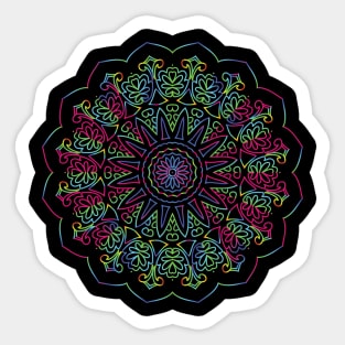 Mandala Rainbow 02511 Sticker